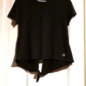 Open back, short sleeve T